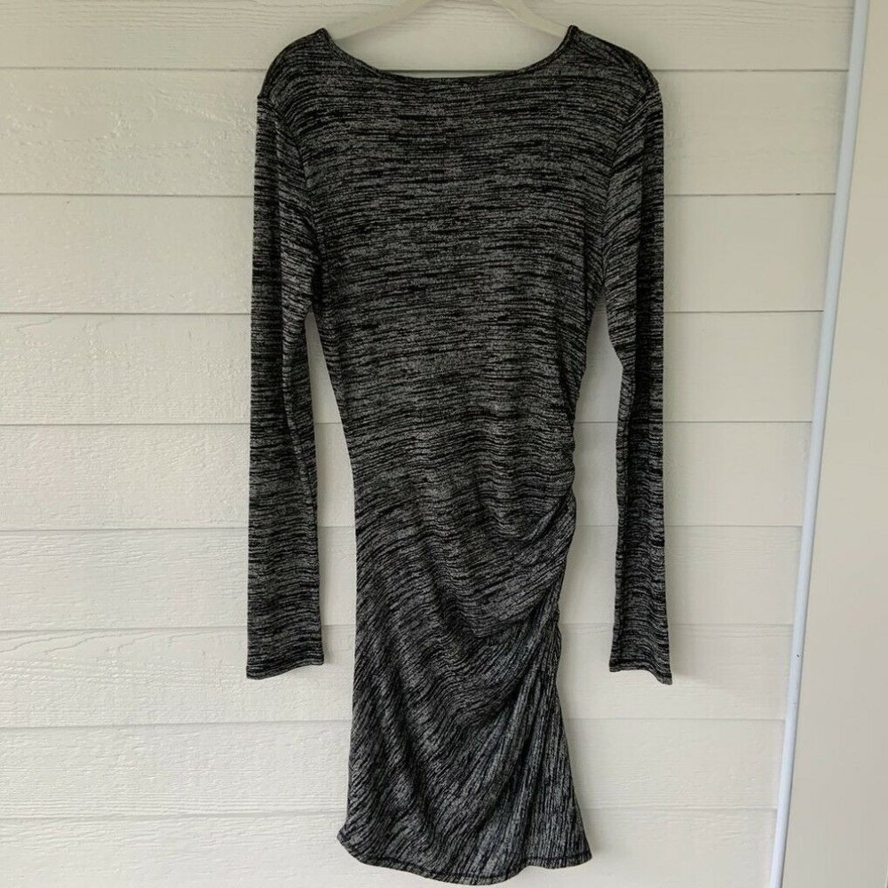 NEW! Rag & Bone Gray Twist Dress Long Sleeve M - Picture 3 of 6